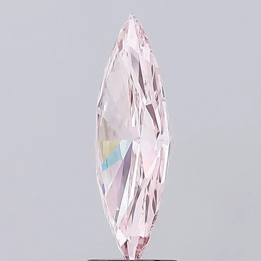 3.02ct Marquise Lab Grown Diamond (Fancy Intense Pink, Clarity VS1, IGI)