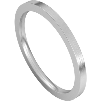 1.5mm Flat Band (18k White Gold)