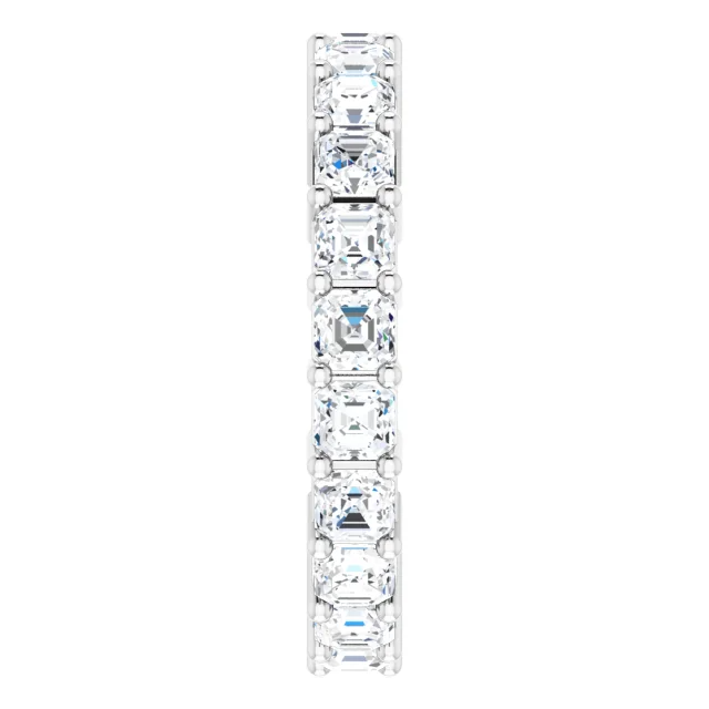 Asscher Lab Grown Diamond Eternity Band