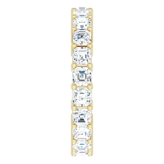 Asscher Lab Grown Diamond Eternity Band