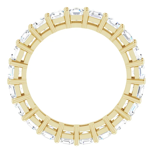 Asscher Lab Grown Diamond Eternity Band