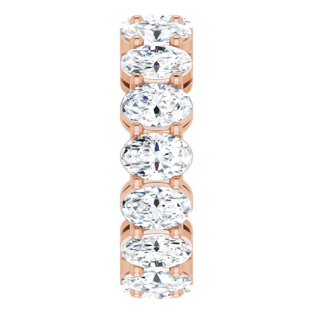 Oval Lab Grown Diamond Eternity Band