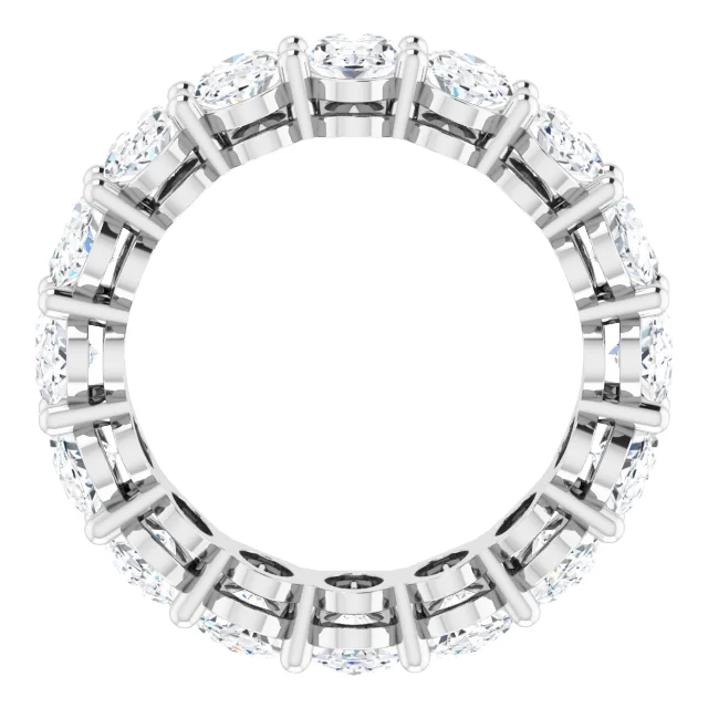 Oval Lab Grown Diamond Eternity Band