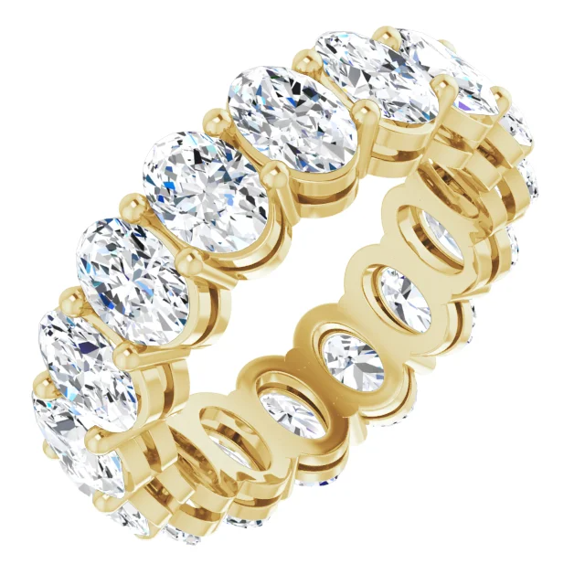 Oval Lab Grown Diamond Eternity Band