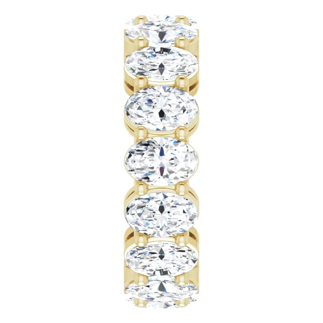 Oval Lab Grown Diamond Eternity Band