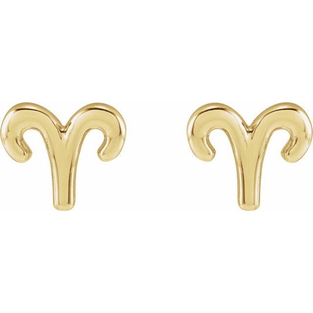 Zodiac Stud Earrings