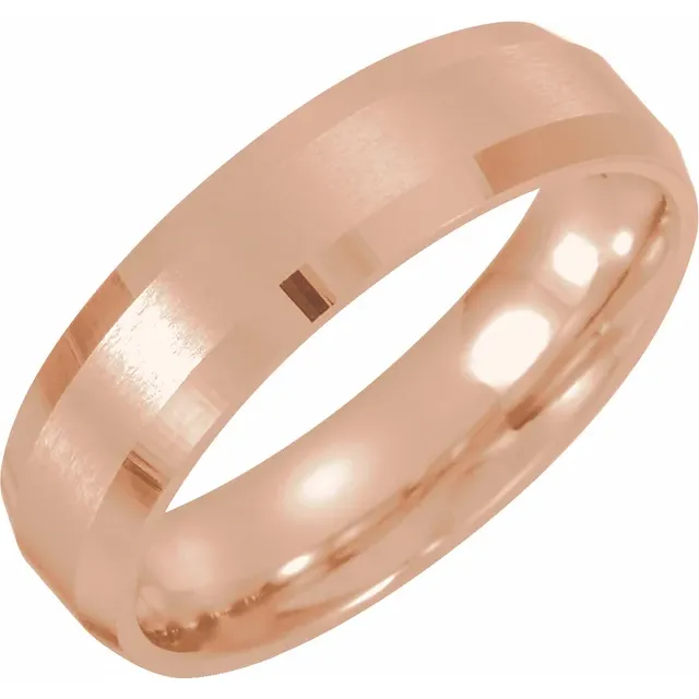 Satin Bevelled Band