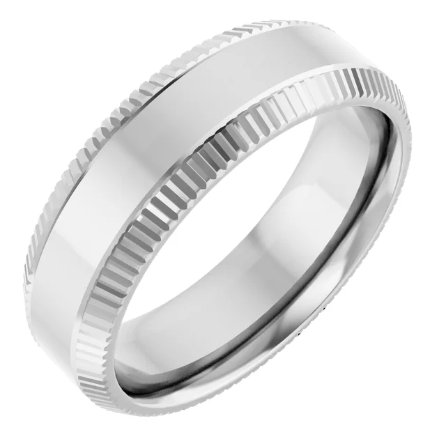 Fluted Bevel Band