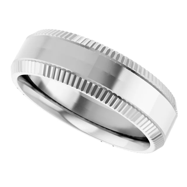 Fluted Bevel Band