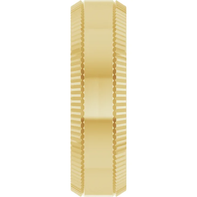 Fluted Bevel Band