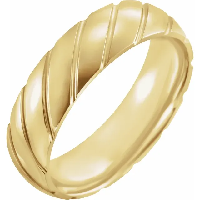 Curved Grooves Band