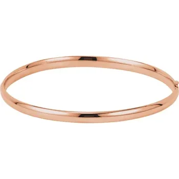 Hinged Gold Bangle