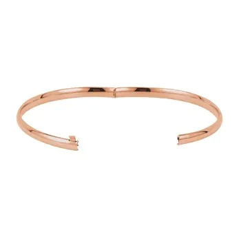 Hinged Gold Bangle