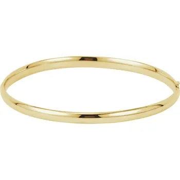 Hinged Gold Bangle