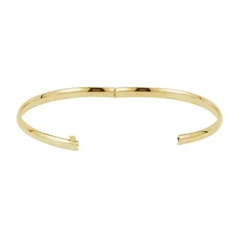 Hinged Gold Bangle