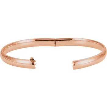 Hinged Gold Bangle