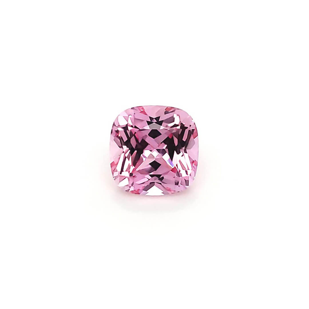 Lab Created Peach Pink Sapphire - Cushion Cut