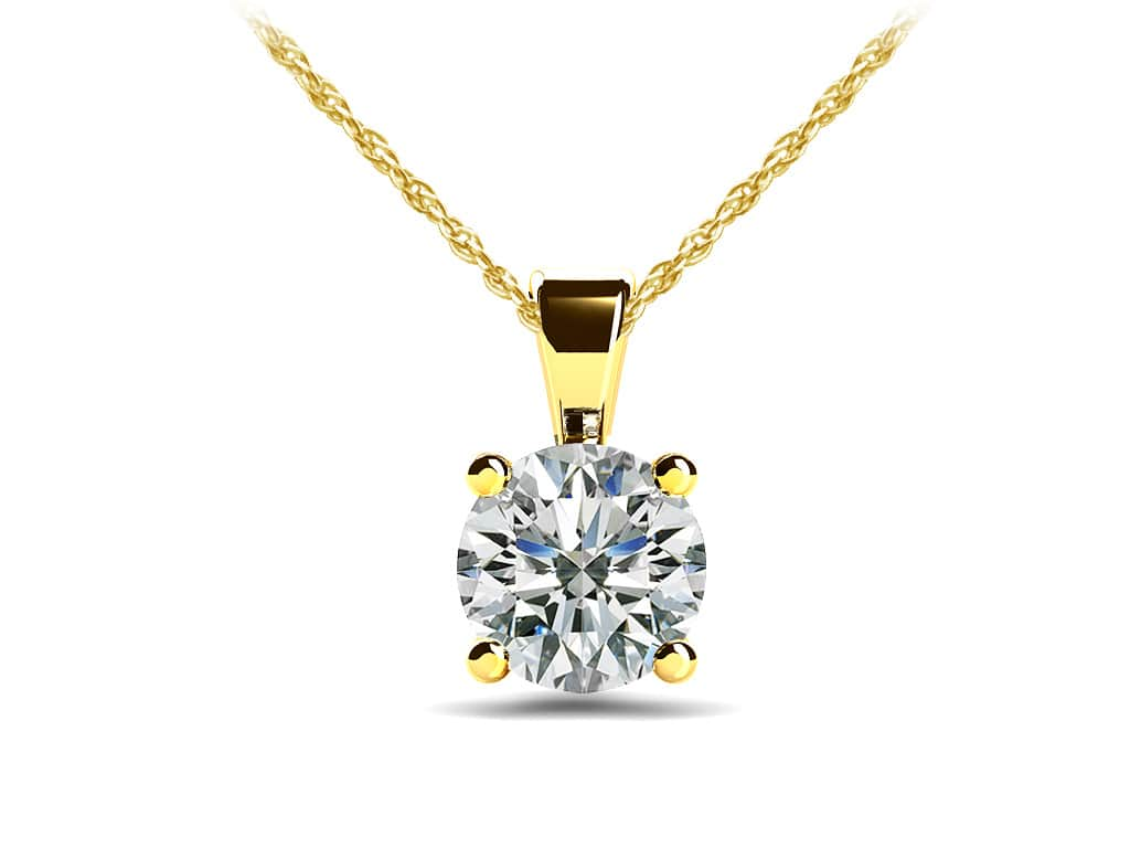 Lab Grown Solitaire Pendant