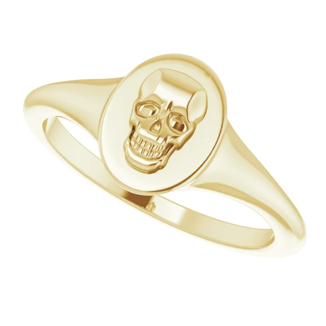 Skull Signet Ring