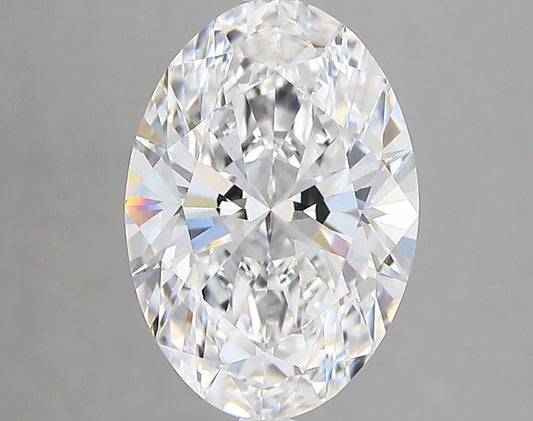 3.07ct Oval Lab Grown Diamond (Colour D, Clarity VVS2, IGI)