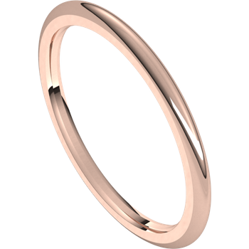 1.5mm Round Band (18k Rose Gold)