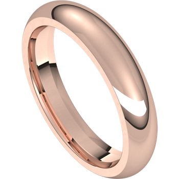 4mm Round Band (18k Rose Gold)