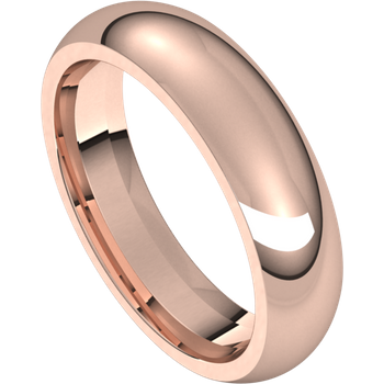 5mm Round Band (18k Rose Gold)