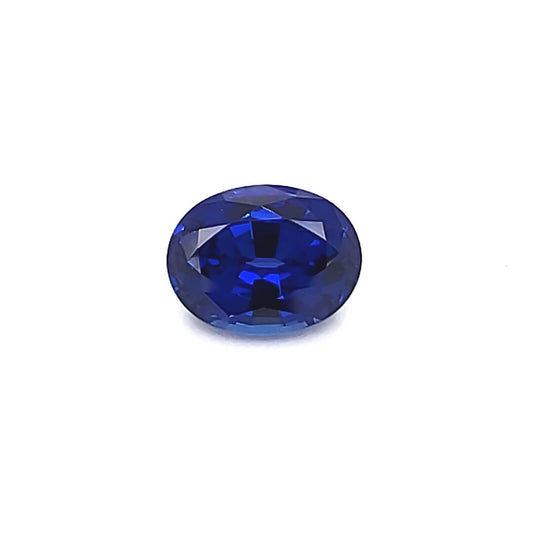 Lab Created Blue Sapphire - Oval Cut