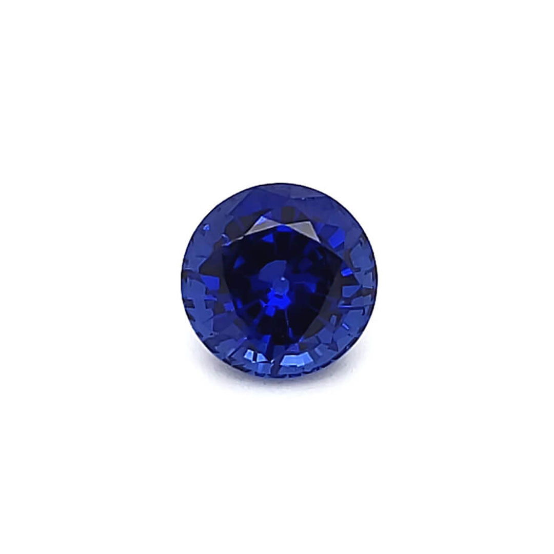 Lab Created Blue Sapphire - Round Cut