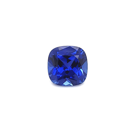 Lab Created Blue Sapphire - Cushion Cut