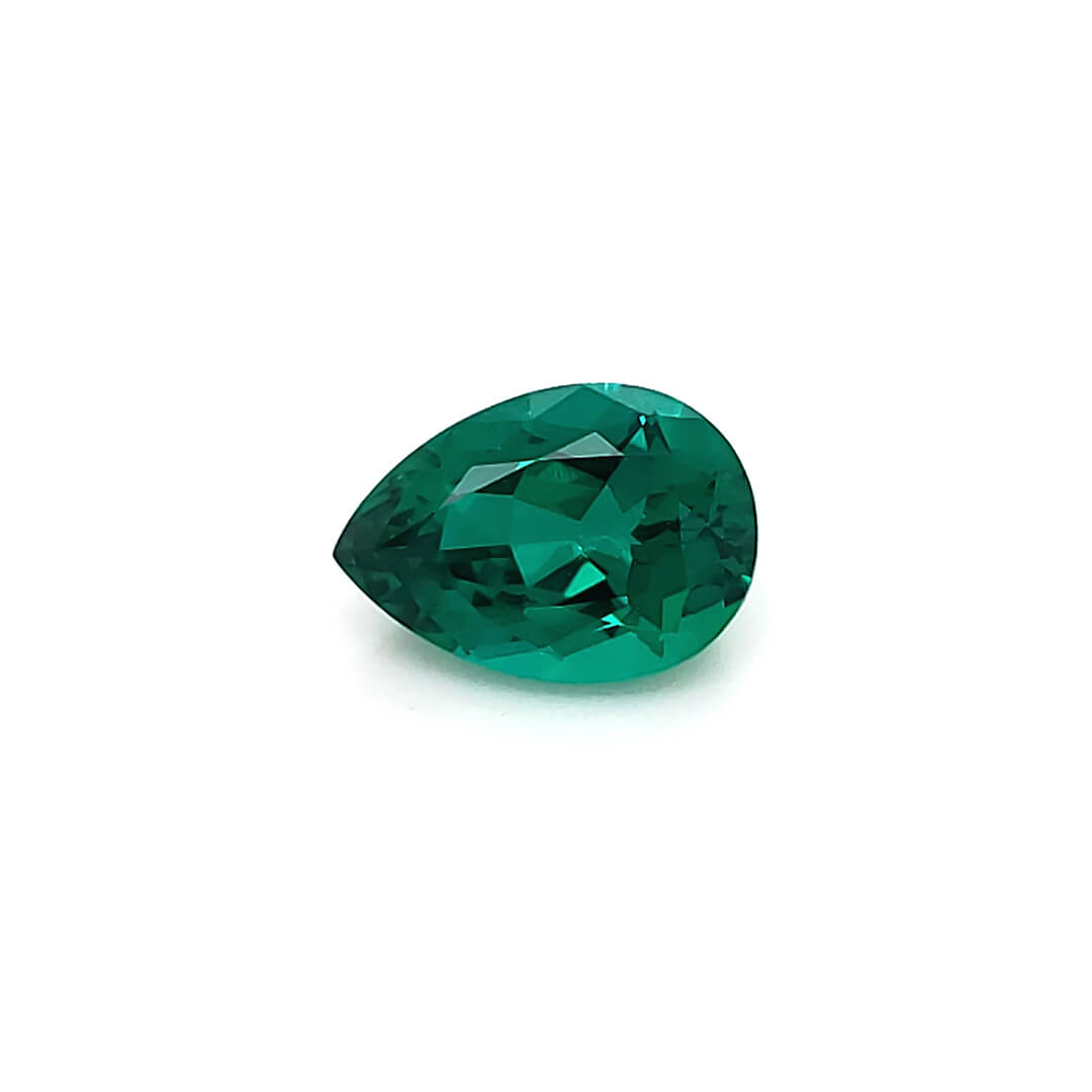 Lab Created Emerald - Pear Cut