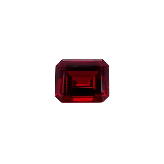 Lab Created Ruby - Emerald Cut